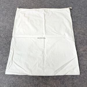 Authentic Balenciaga Logo Dust Bag White 22.5"x26.5"